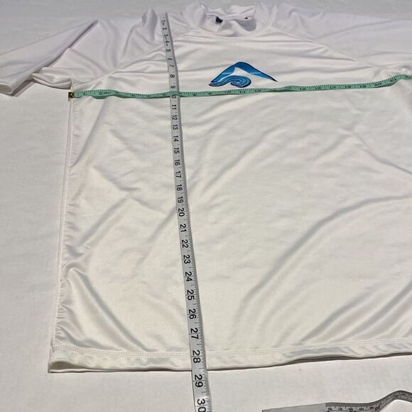 Kanu surf shirt white 3/4 sleeve pullover size XXL - Picture 6 of 7